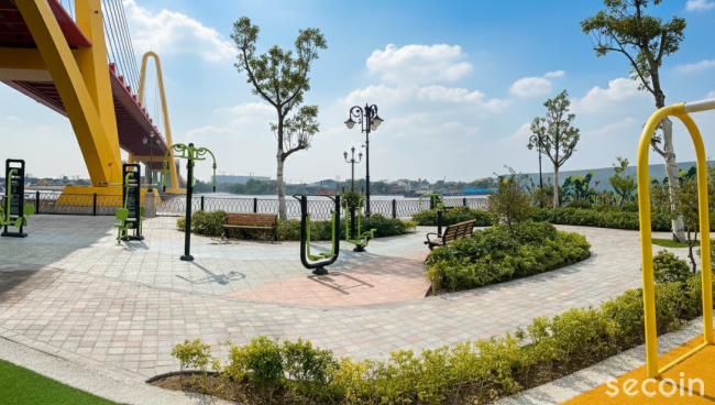 GẠCH GRANITO SECOIN – DẤU ẤN BỀN VỮNG TẠI CÔNG VIÊN CHÂN CẦU MÁY CHAI, VŨ YÊN – HẢI PHÒNG